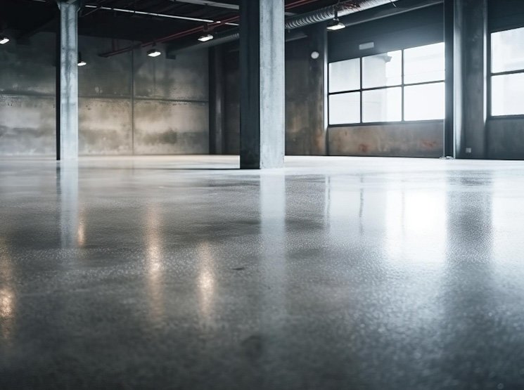 Suelo de resina epoxi autonivelante en El Espinar